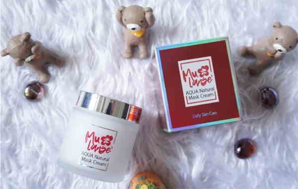 รีวิว ครีมมาร์กหน้า aqua natural mask cream