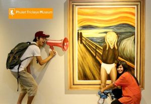 Phuket Trickeye Museum พิพิธภัณฑ์จิตรกรรมภาพวาด3มิติ